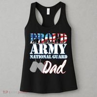 Proud Army National Guard Dad Fathers Day Women's Tank Top thumb 3