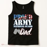 Proud Army National Guard Dad Fathers Day Tank Top thumb 2