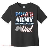 Proud Army National Guard Dad Fathers Day Toddler T-Shirt thumb 0