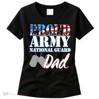 Proud Army National Guard Dad Fathers Day Women's T-Shirt thumb 0