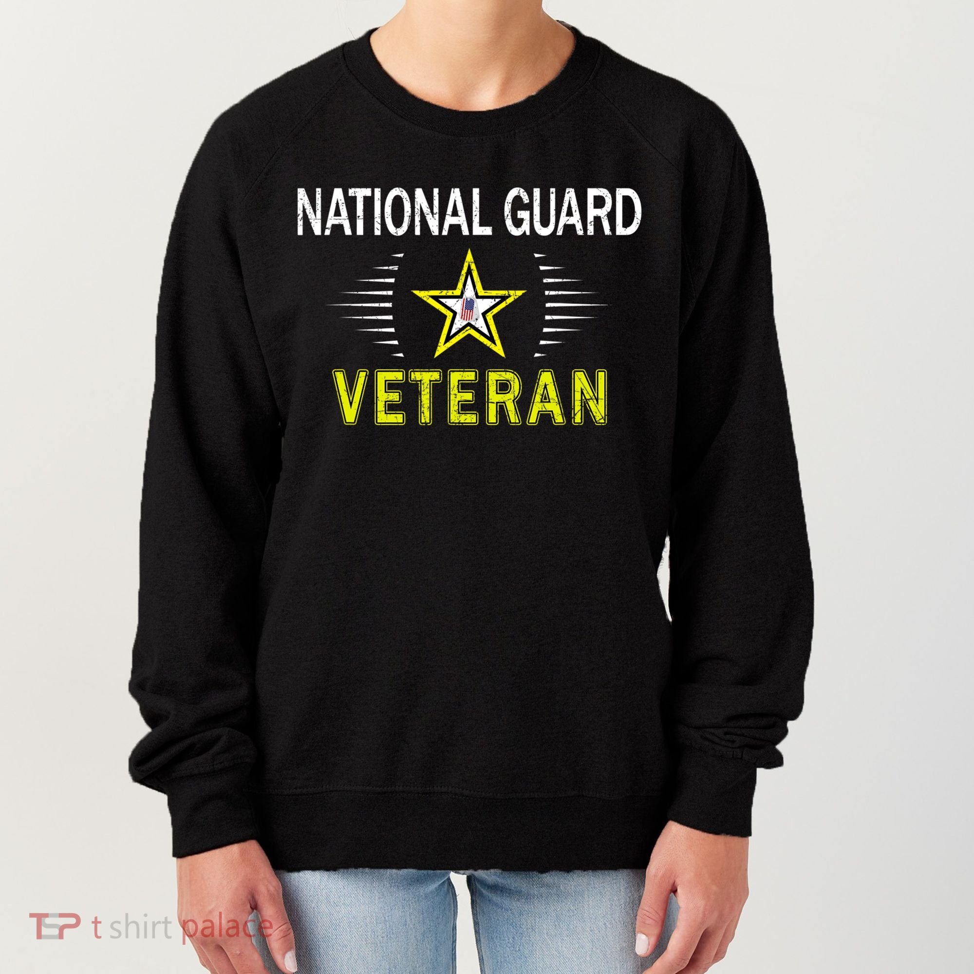 Proud Army National Guard Dad Veterans Day Gift Women's Sweatshirt