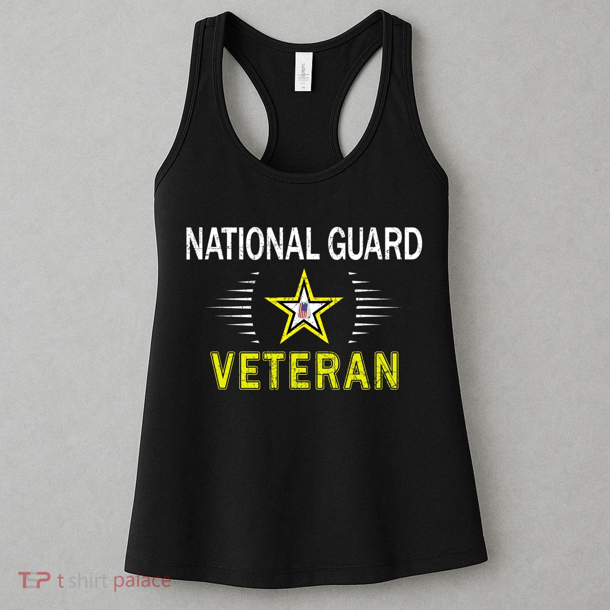 Proud Army National Guard Dad Veterans Day Gift Women's Tank Top