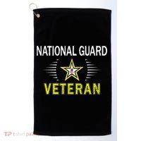 Proud Army National Guard Dad Veterans Day Gift Golf Towel thumb 0