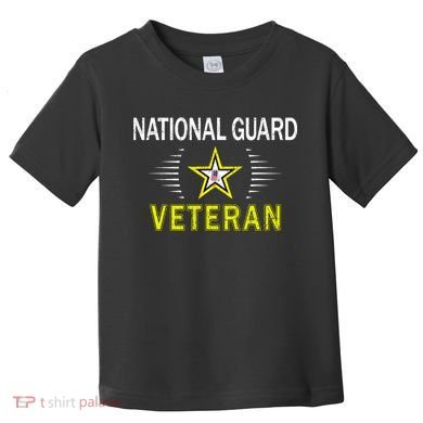 Proud Army National Guard Dad Veterans Day Gift Toddler T-Shirt