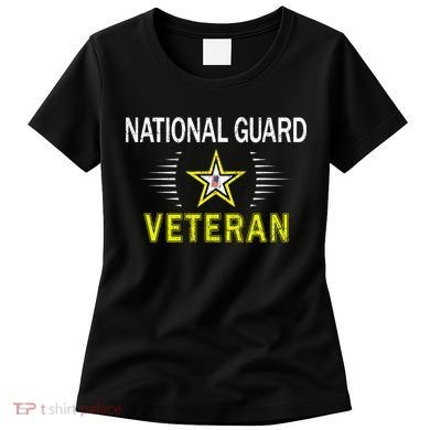 Proud Army National Guard Dad Veterans Day Gift Women's T-Shirt