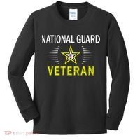Proud Army National Guard Dad Veterans Day Gift Kids Long Sleeve Shirt thumb 0
