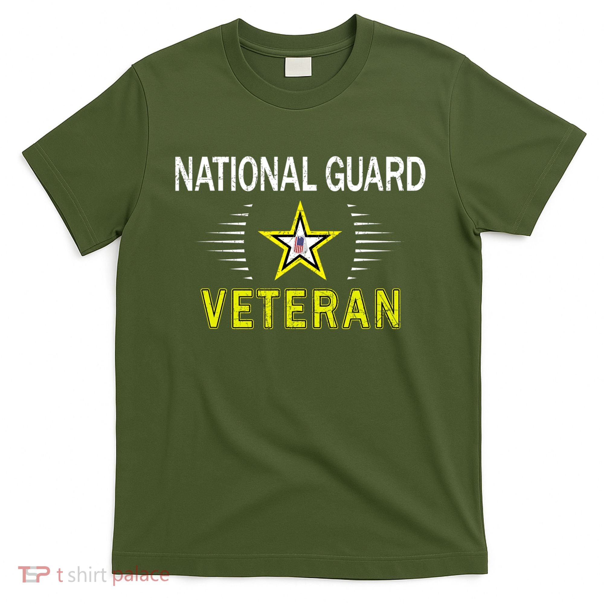 Proud Army National Guard Dad Veterans Day Gift T-Shirt