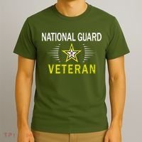 Proud Army National Guard Dad Veterans Day Gift T-Shirt thumb 3