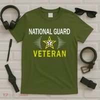 Proud Army National Guard Dad Veterans Day Gift T-Shirt thumb 5