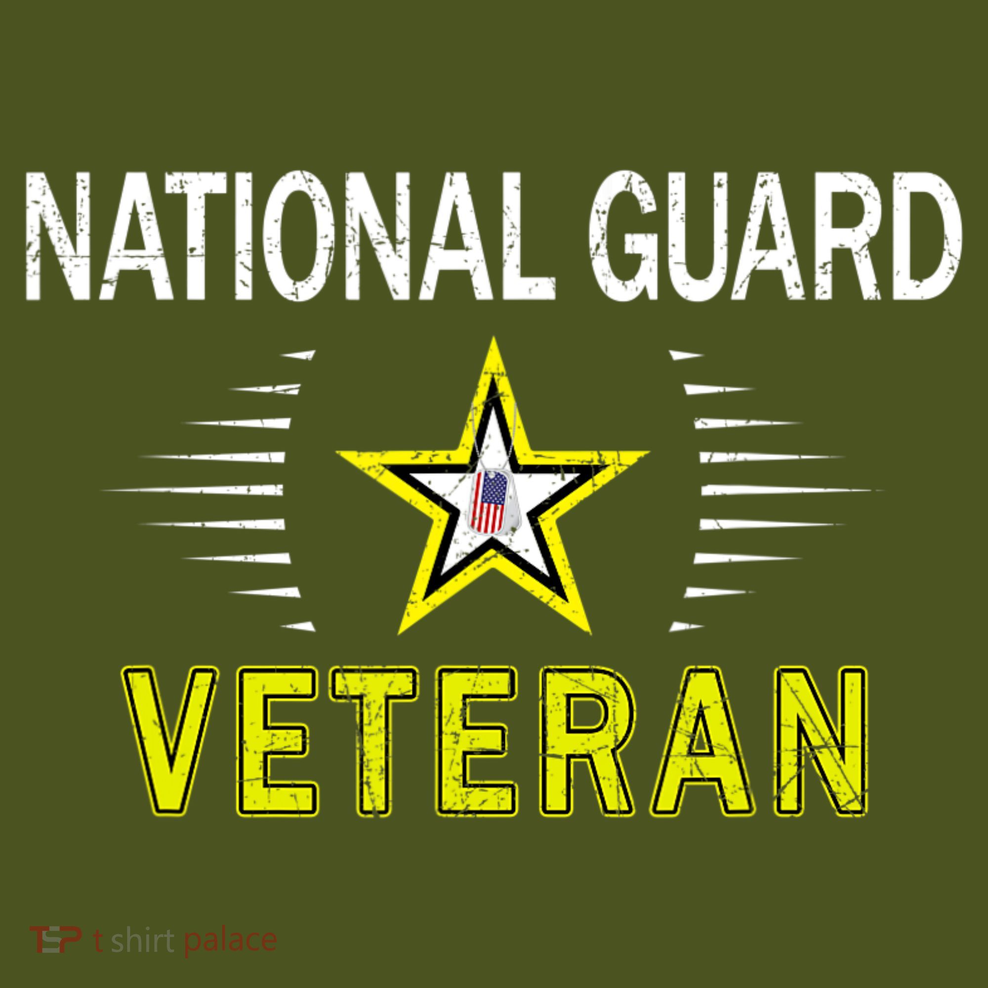 Proud Army National Guard Dad Veterans Day Gift T-Shirt