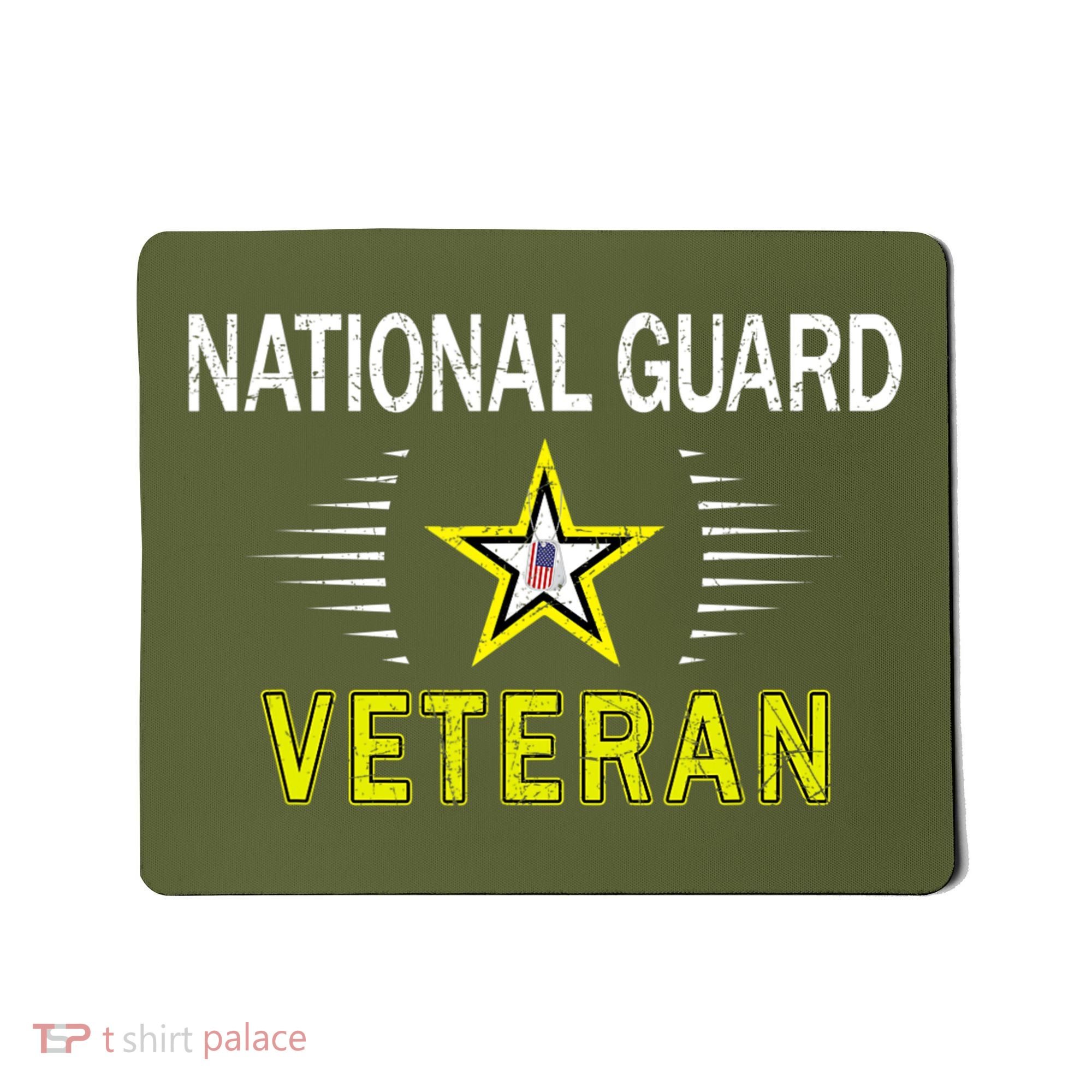 Proud Army National Guard Dad Veterans Day Gift Mousepad