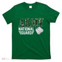 Proud Army National Guard Military Family Veteran Army T-Shirt thumb 0