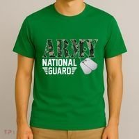 Proud Army National Guard Military Family Veteran Army T-Shirt thumb 3