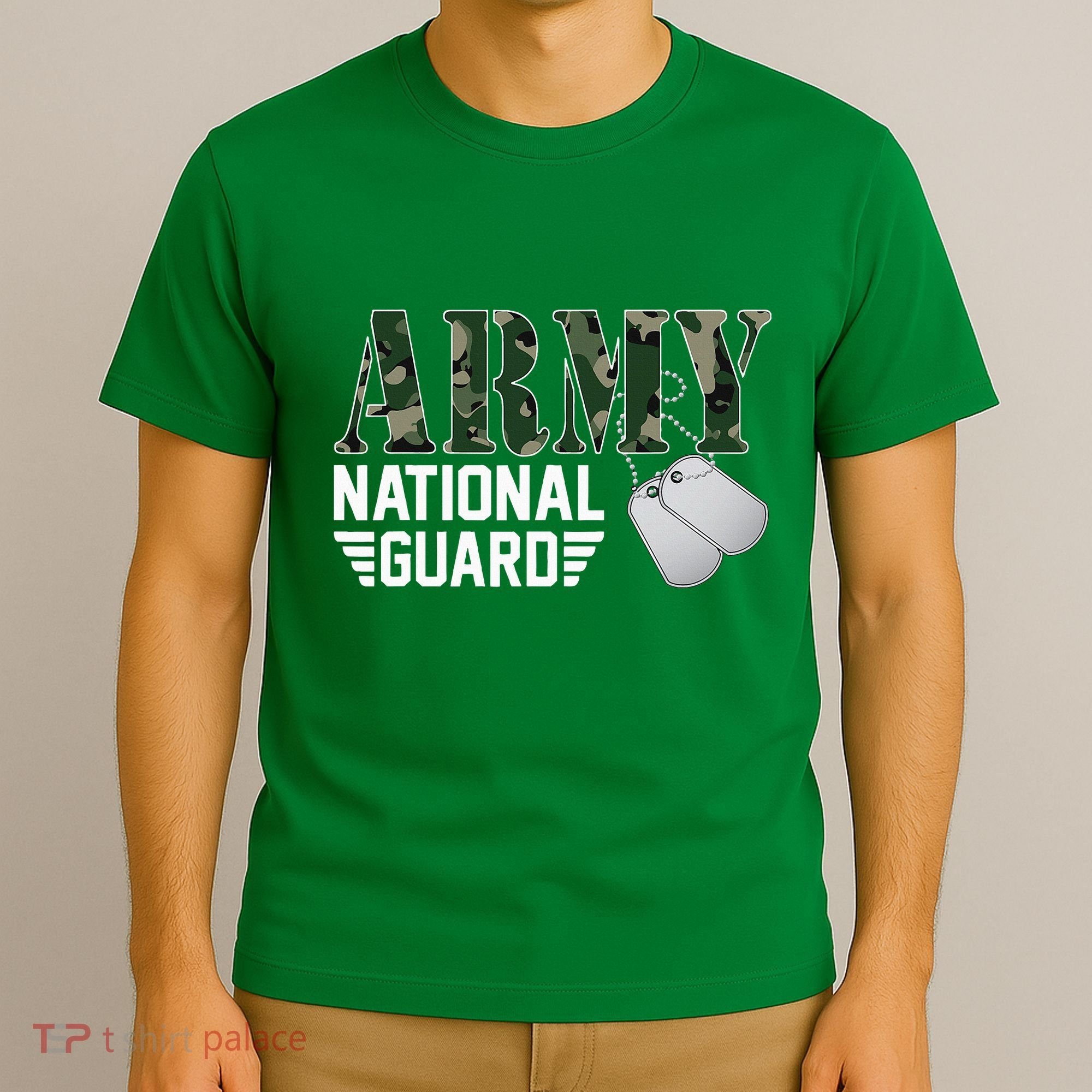 Proud Army National Guard Military Family Veteran Army T-Shirt