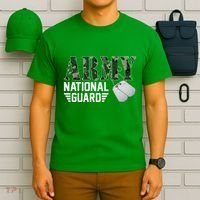 Proud Army National Guard Military Family Veteran Army T-Shirt thumb 6
