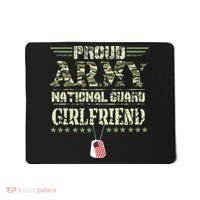 Proud Army National Guard Girlfriend USA Military Veteran Mousepad thumb 0