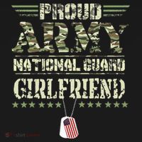 Proud Army National Guard Girlfriend USA Military Veteran Women's Tank Top thumb 5
