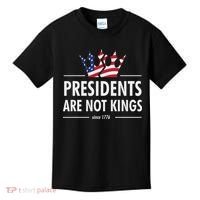 Presidents Are Not Kings Usa Flag Since 1776 Kids T-Shirt thumb 0