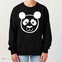 Panda Bear Face Silhouette  Women's Sweatshirt thumb 0