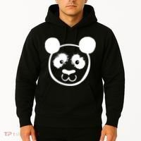Panda Bear Face Silhouette  Hoodie thumb 2
