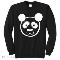 Panda Bear Face Silhouette  Sweatshirt thumb 0