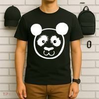 Panda Bear Face Silhouette  T-Shirt thumb 6