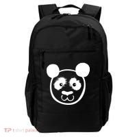 Panda Bear Face Silhouette  Backpack thumb 0