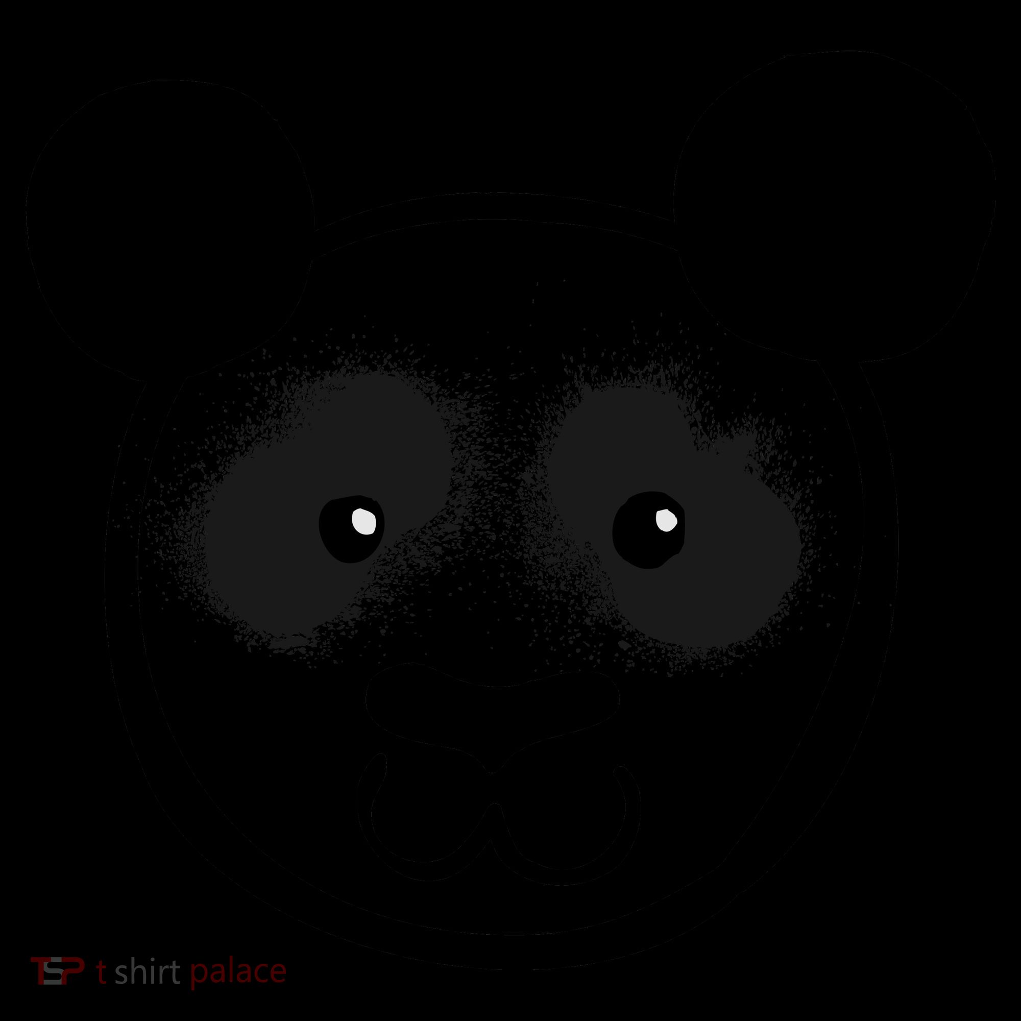 Panda Bear Face Silhouette  Coffee Mug
