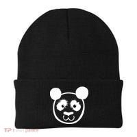 Panda Bear Face Silhouette  Beanie thumb 0