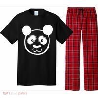 Panda Bear Face Silhouette  Pajama Set thumb 0