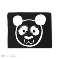 Panda Bear Face Silhouette  Mousepad thumb 0