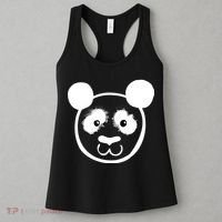 Panda Bear Face Silhouette  Women's Tank Top thumb 3