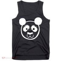 Panda Bear Face Silhouette  Tank Top thumb 0