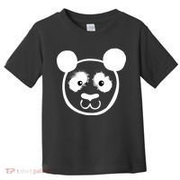 Panda Bear Face Silhouette  Toddler T-Shirt thumb 0