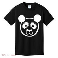 Panda Bear Face Silhouette  Kids T-Shirt thumb 0