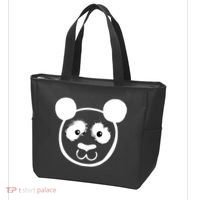Panda Bear Face Silhouette  Tote Bag thumb 3