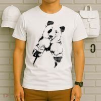 Panda Boxing Vintage T-Shirt thumb 6