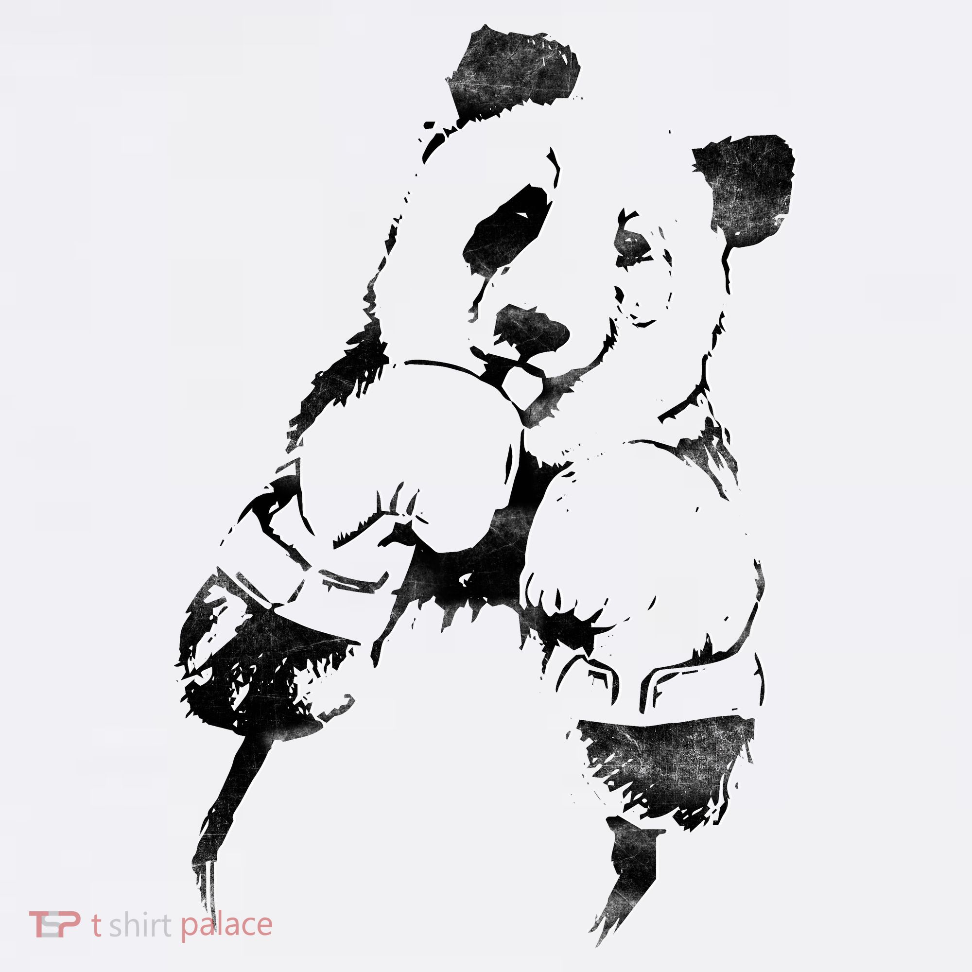 Panda Boxing Vintage T-Shirt