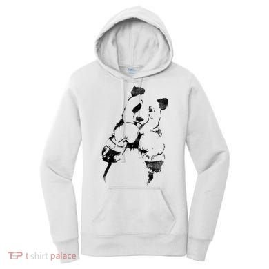 Panda Boxing Vintage Women's Hoodie