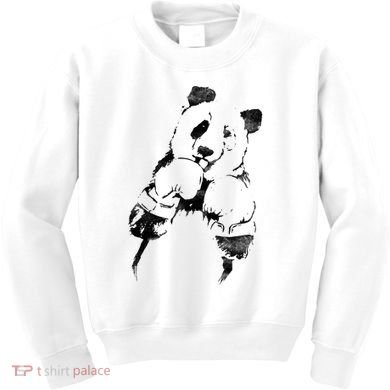 Panda Boxing Vintage Kids Sweatshirt