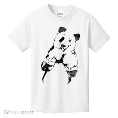 Panda Boxing Vintage Kids T-Shirt