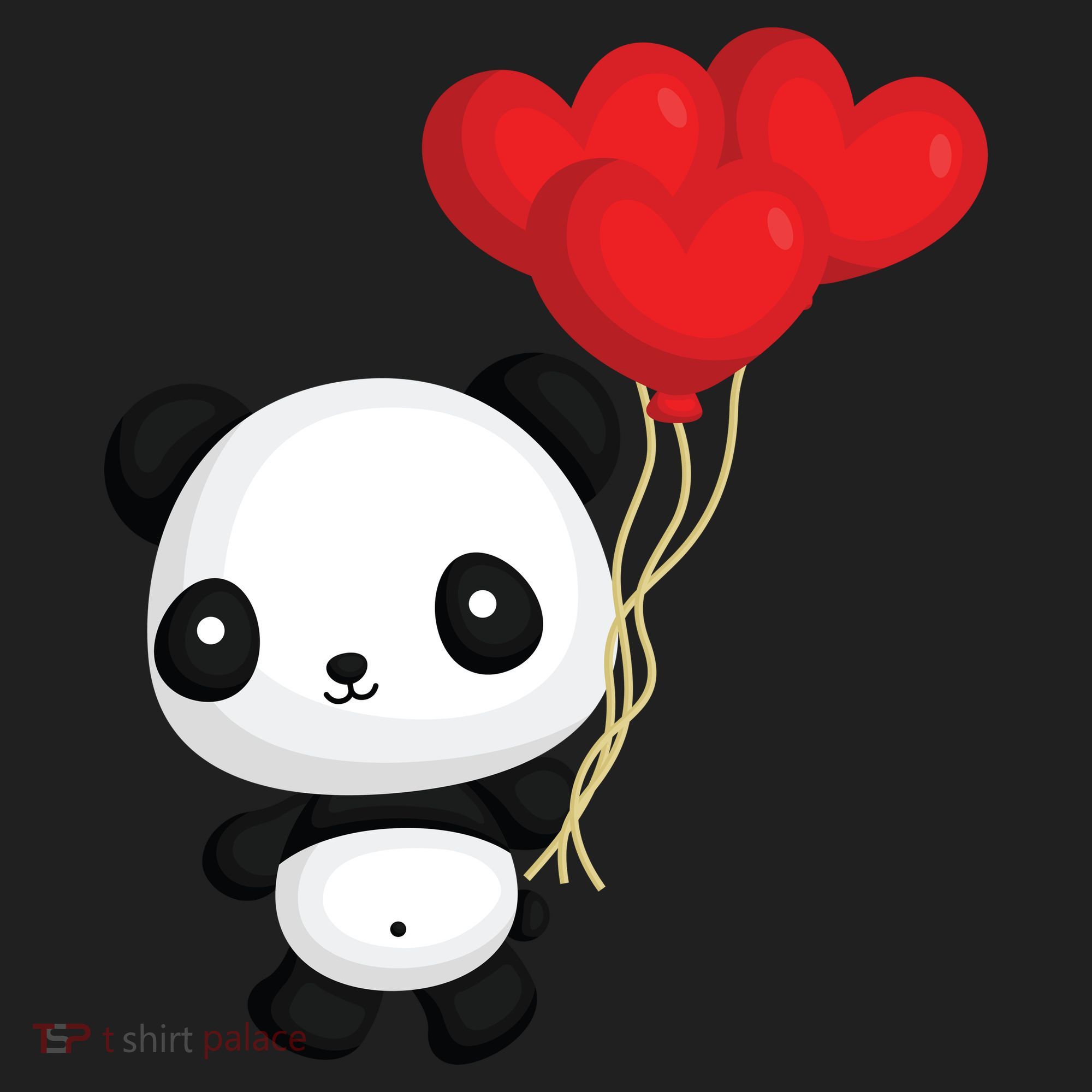 Panda Full Of Hearts Women's Sweatshirt