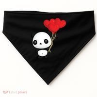 Panda Full Of Hearts USA-Made Doggie Bandana thumb 0