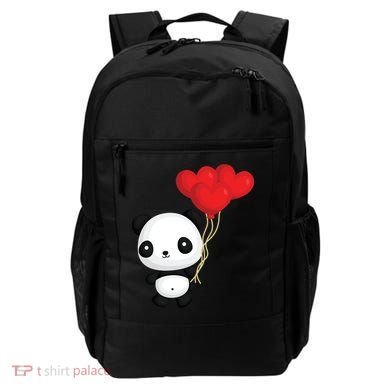 Panda Full Of Hearts Backpack