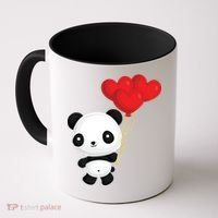 Panda Full Of Hearts Coffee Mug thumb 0