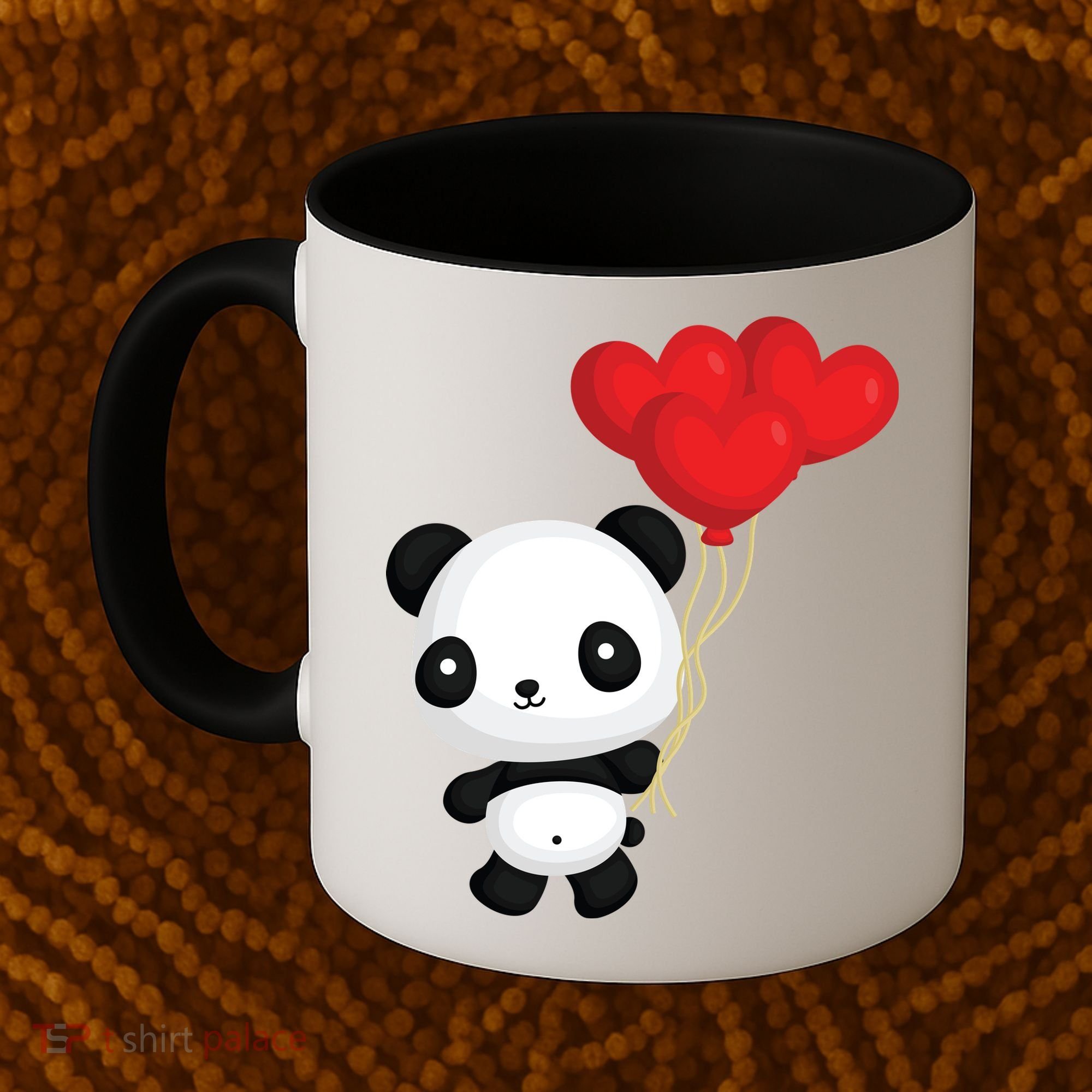 Panda Full Of Hearts Coffee Mug