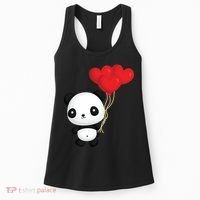 Panda Full Of Hearts Women's Tank Top thumb 0