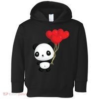 Panda Full Of Hearts Toddler Hoodie thumb 0