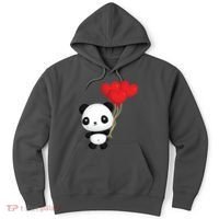 Panda Full Of Hearts Hoodie thumb 0