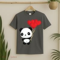 Panda Full Of Hearts T-Shirt thumb 2